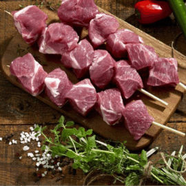 ΣΟΥΒΛΑΚΙ ΧΟΙΡΙΝΟ 100-120 γρ  μαρ/νο