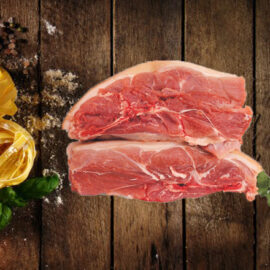 ΣΠΑΛΑ ΧΟΙΡΙΝΗ ΜΕ ΔΕΡΜΑ ΜΕ ΟΣΤΟ (ΦΕΤΕΣ) ΒΒQ